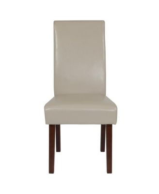 Ellison Mid-Century Panel Back Parsons Accent Dining Chair