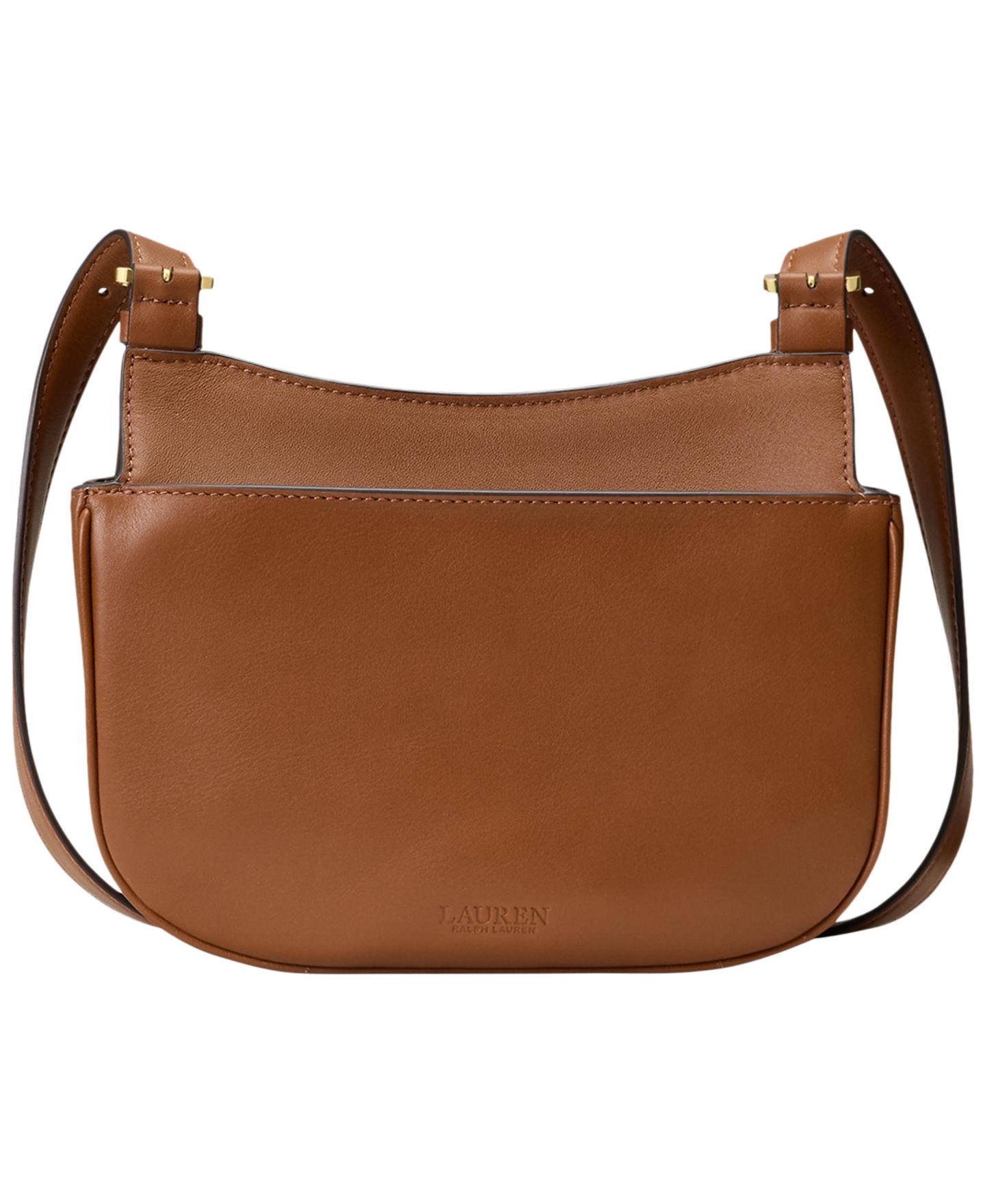 Женская сумка Lauren Ralph Lauren Marcy Medium Leather Crossbody, цвет: Коричневый — фото 2