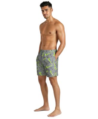 Men's 7" All-Over Logo Print Volley Swim Shorts