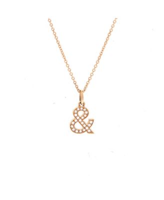 Ampersand Pendant Necklace