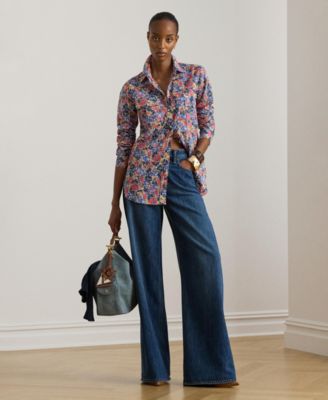 Women's High-Rise Wide-Leg Jeans