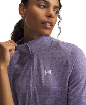 Women's Twist Tech Quarter-Zip Logo Top