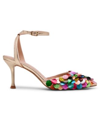 Women's Flora-S Pailette Embellished Pointed Toe Two-Piece Pumps