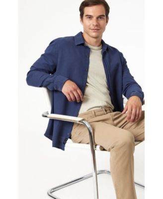 Men's Zach Straight Leg In Khaki Casual Twill Pant