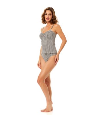 Women's Keyhole Over The Shoulder Tankini Top