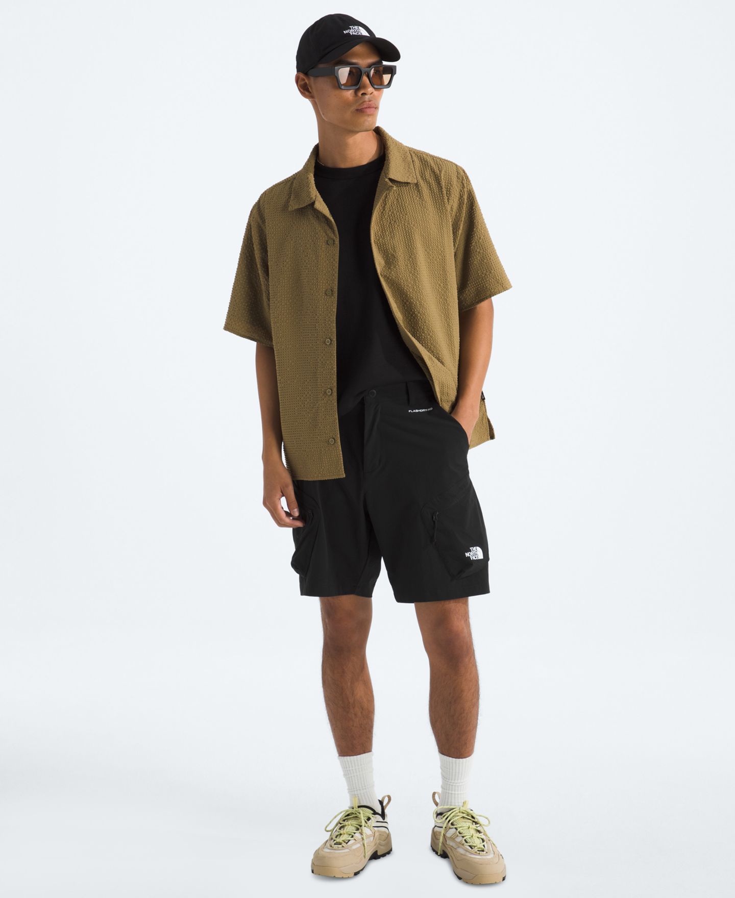 Мужские шорты The North Face Regular-Fit Packable, цвет: Чёрный — фото 2