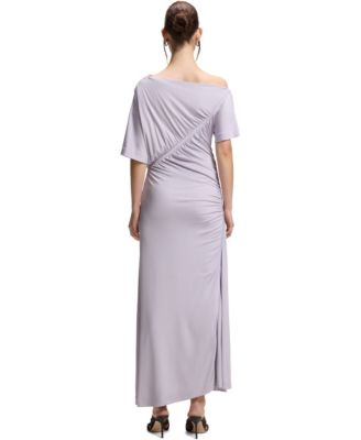 BOSS by Women's Slim-Fit Gathered Detail Jersey Dress