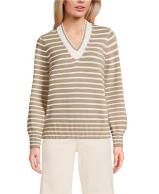 Women's Drifter Set in Sleeve Vneck Sweater