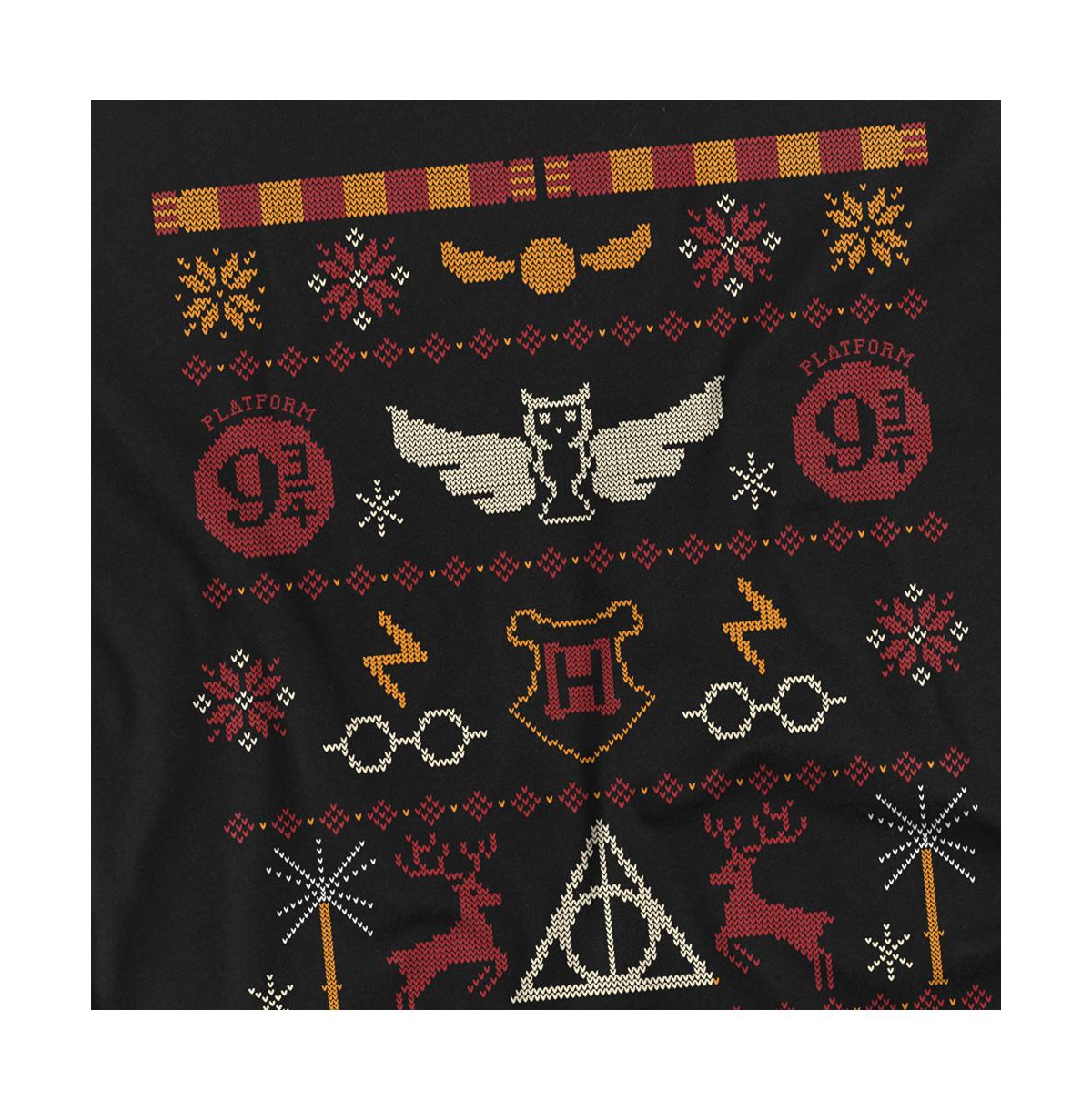 Harry Potter Big & Tall Stitched Theme T Shirt