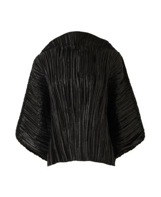 Women's Plisse Batwing Top