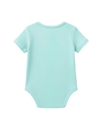 Baby Boys' Mickey Mouse Short-Sleeve Bodysuits, 3-Pack 