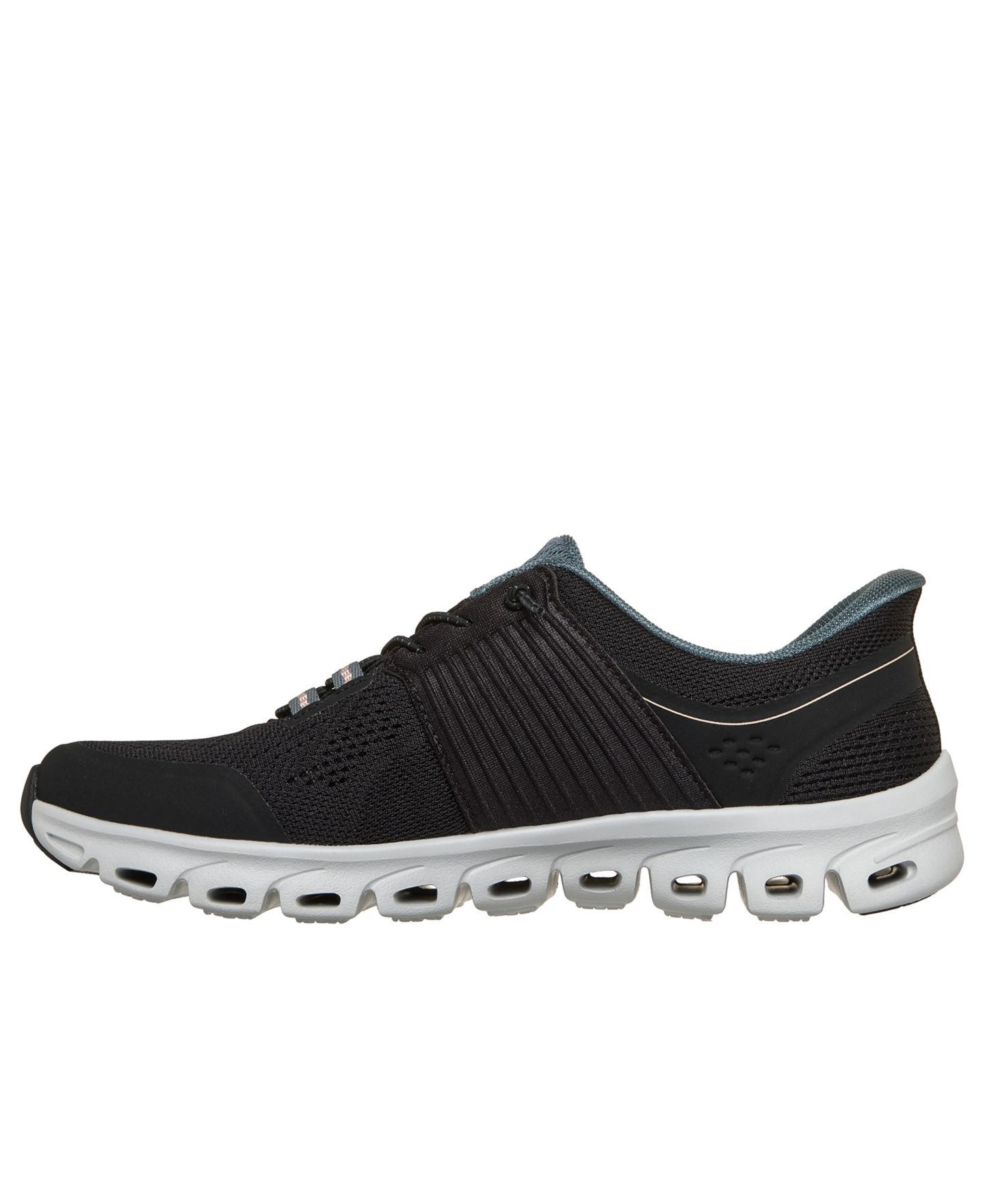 Женские кроссовки Skechers Slip-ins: Glide-Step - Stargaze Athletic Walking, цвет: Чёрный — фото 3