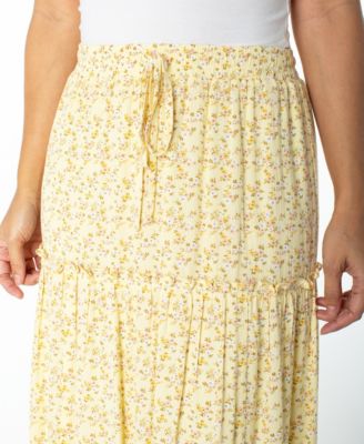 Juniors' Tiered Maxi Skirt