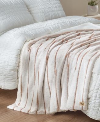 Stasia Faux Fur Throw, 50" x 70"