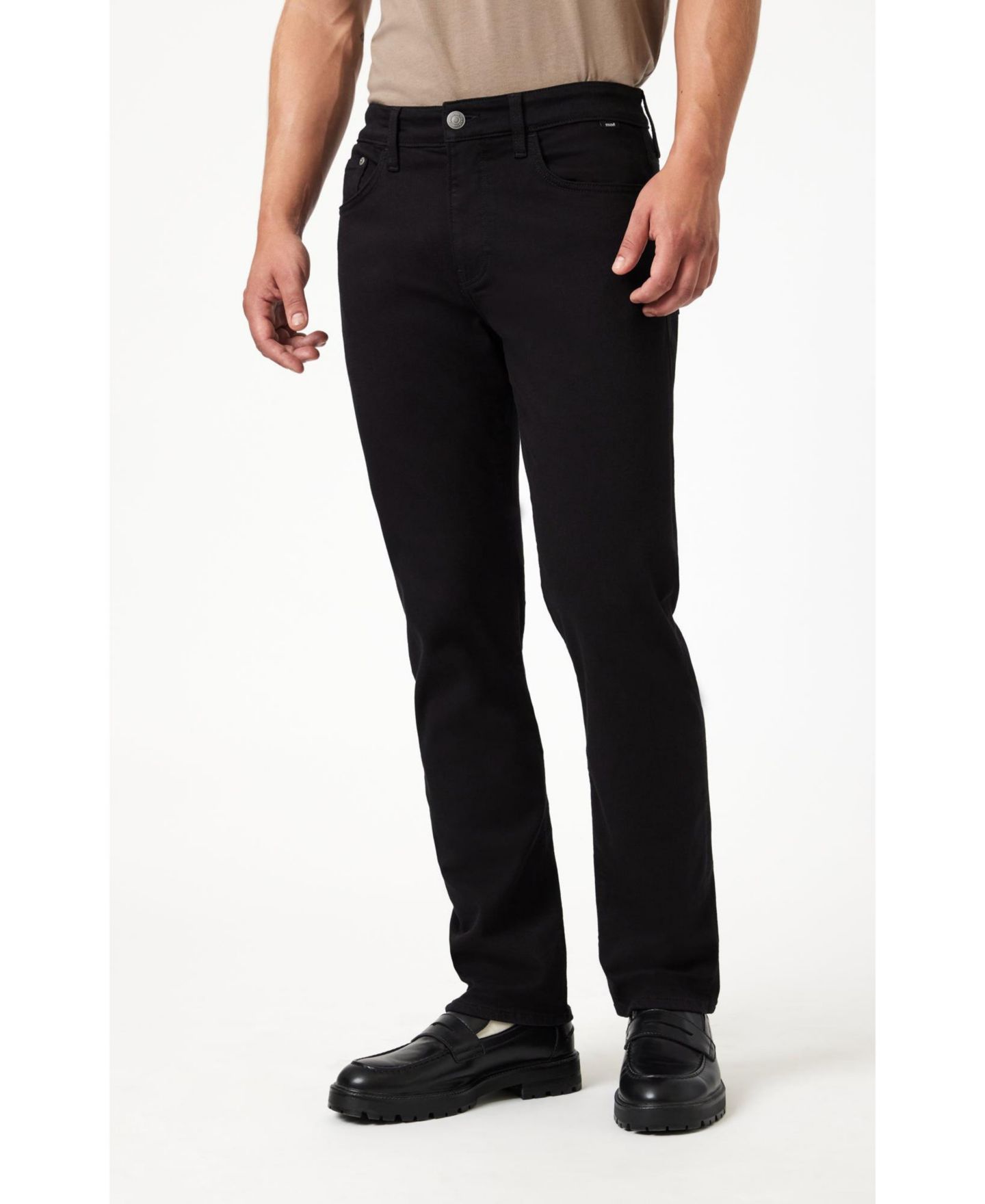 Мужские джинсы Mavi Jeans Jake Regular Rise Skinny Leg, цвет: Чёрный синий — фото 3