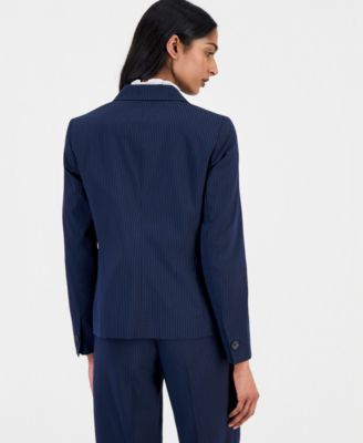 Women's Seersucker Stripe Blazer