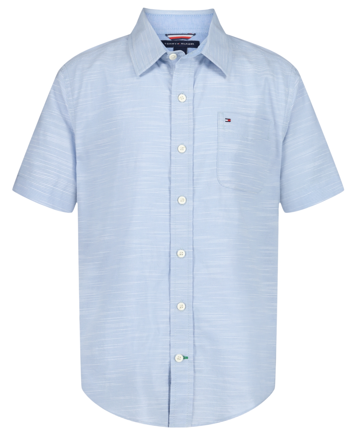 Tommy Hilfiger Boys' 8-20 Short-Sleeve Woven Shirt