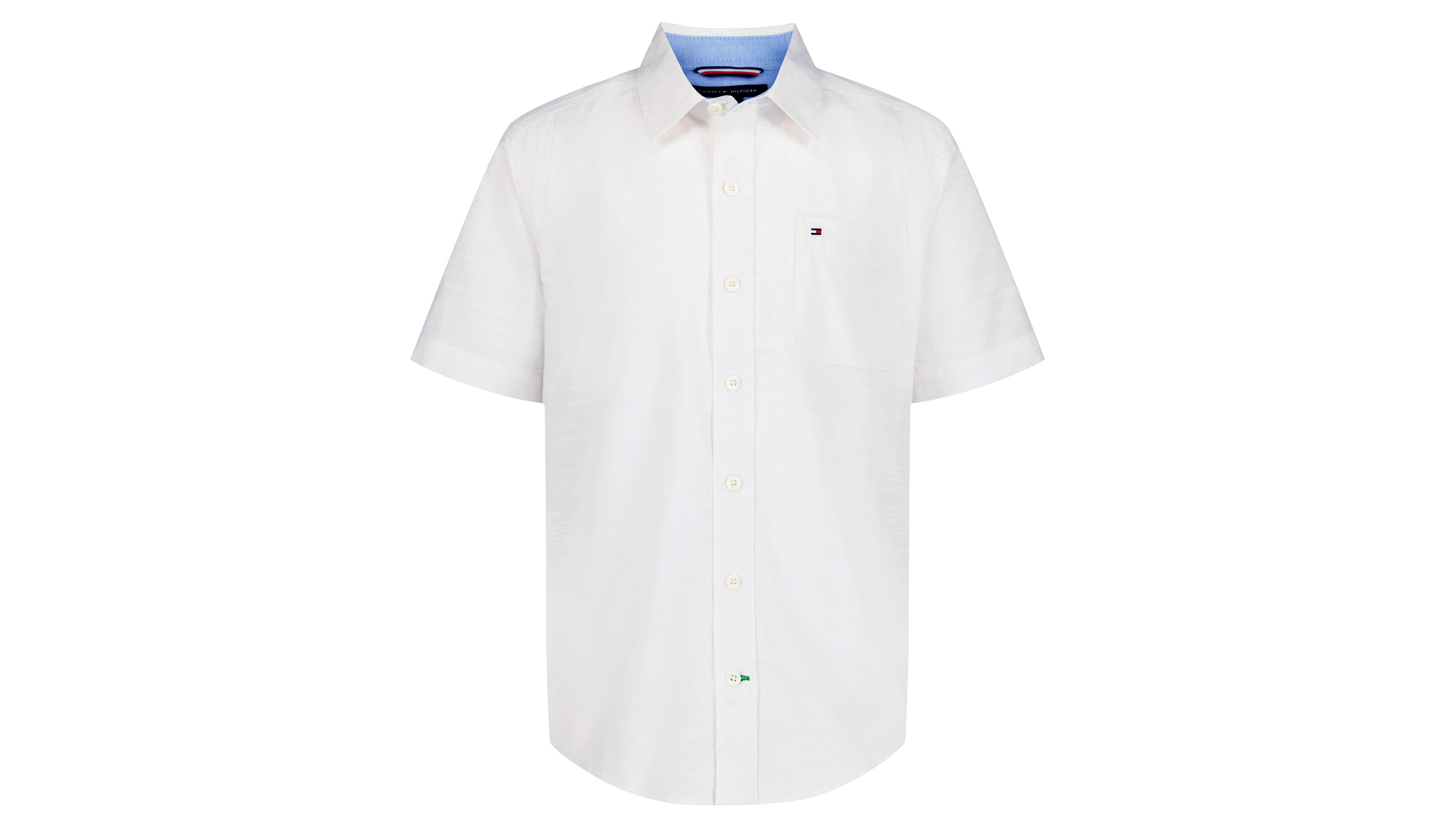 Tommy Hilfiger Boys' 8-20 Short-Sleeve Woven Shirt