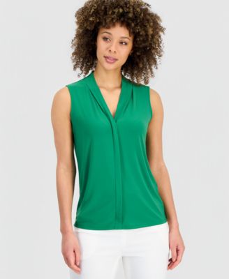 Women's V-Neck Sleeveless Top