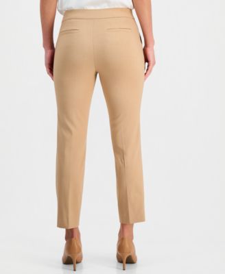 Women's Stretch Twill Cropped Pull-On Pants, Regular & Petite