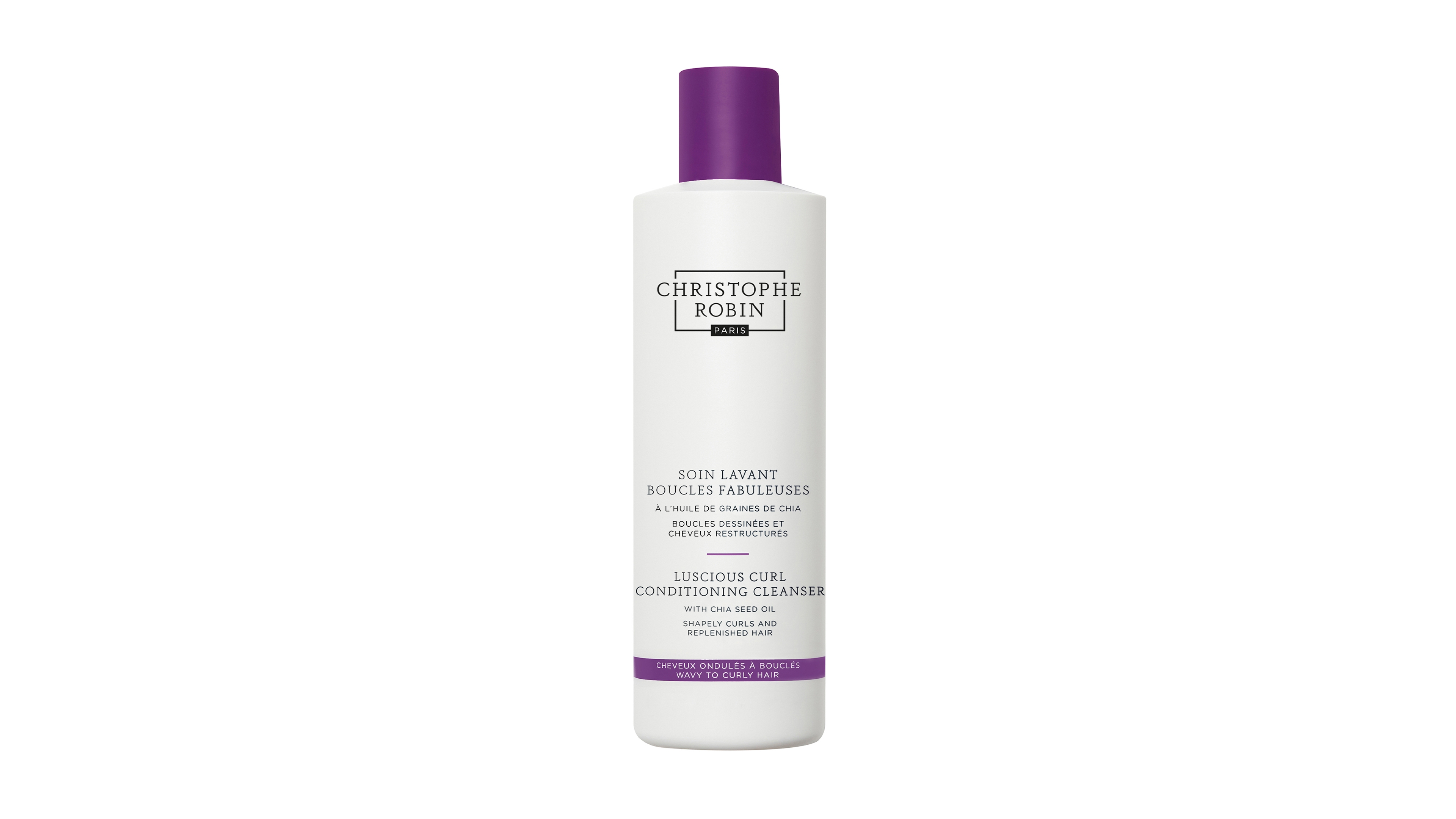 Christophe Robin Luscious Curl Cleansing Conditioner with Chia Seed Oil, 8.5oz