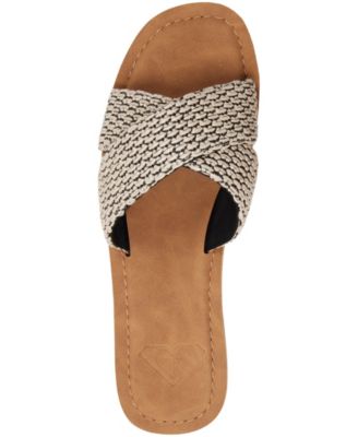 Women's Andreya Raffia Slip On Sandals