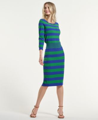 Women's Striped Pull-On Skirt