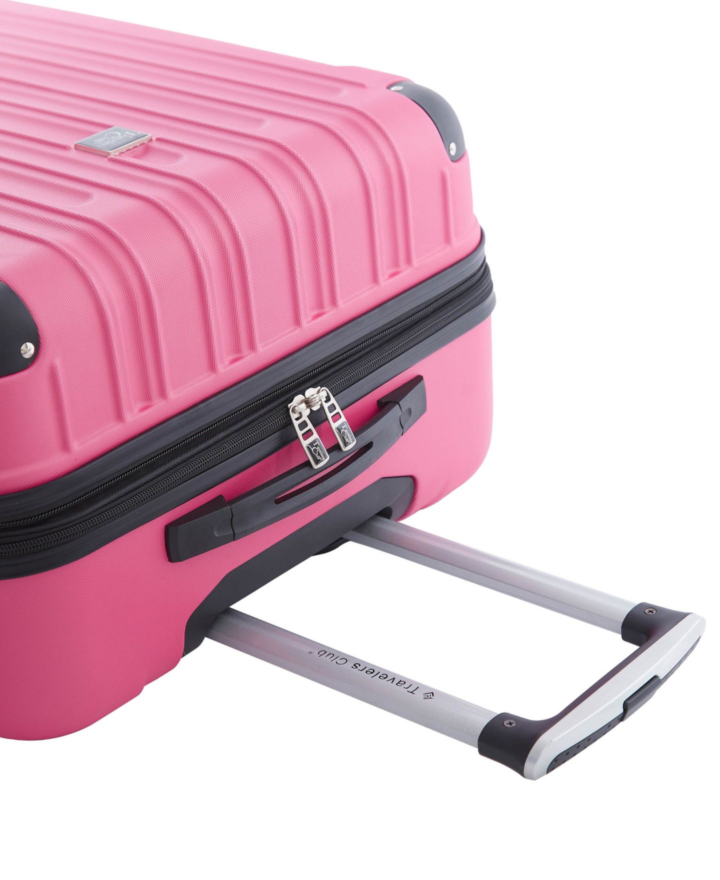 Чемоданы Travelers Club Midtown 4-Pc. Hardside Luggage Set, цвет: Нежно-розовый — фото 8