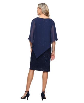 Women's Short Stretch Lace Sheath Dress