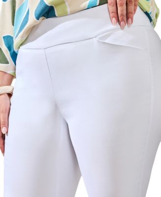 Plus Size Flatten-It&reg; Pull-On Ankle Pant