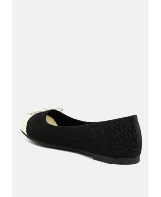 Womens Rosario Two Tone Ballerinas