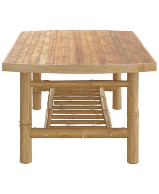 Bamboo Medium Durable Garden Coffee Table