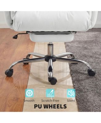 Executive Office Chair, Computer Desk Chair with Footrest,