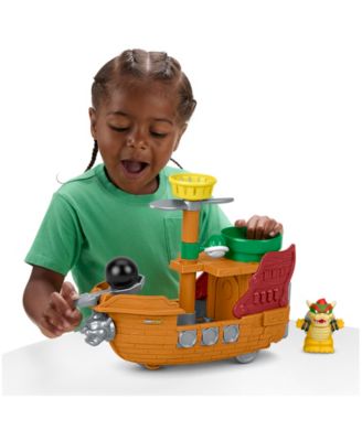 Fisher Price My Mario Bowser's Airship & Figure Set Toddler Toy