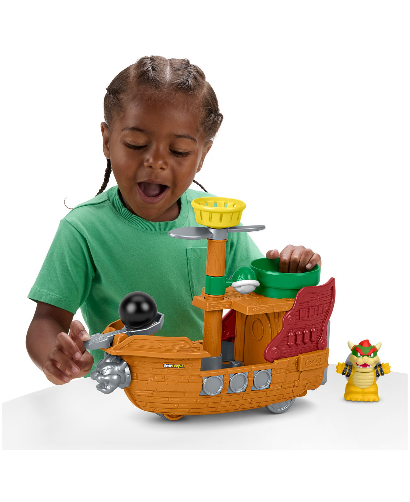 Детский игровой набор Little People My Mario Super Mario Push-Along 3-Piece Playset, Ages 1.5+ — фото 6