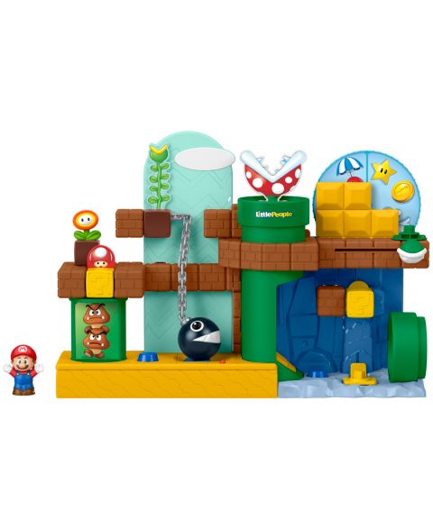 Детский игровой набор Little People Super Mario Interactive 3-Piece Playset, Ages 18 Months +