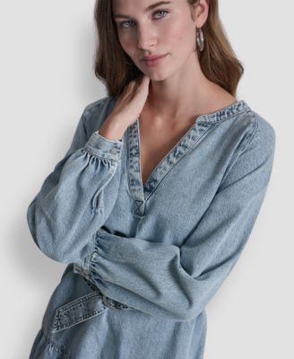 Women's V-Neck A-Line Dress