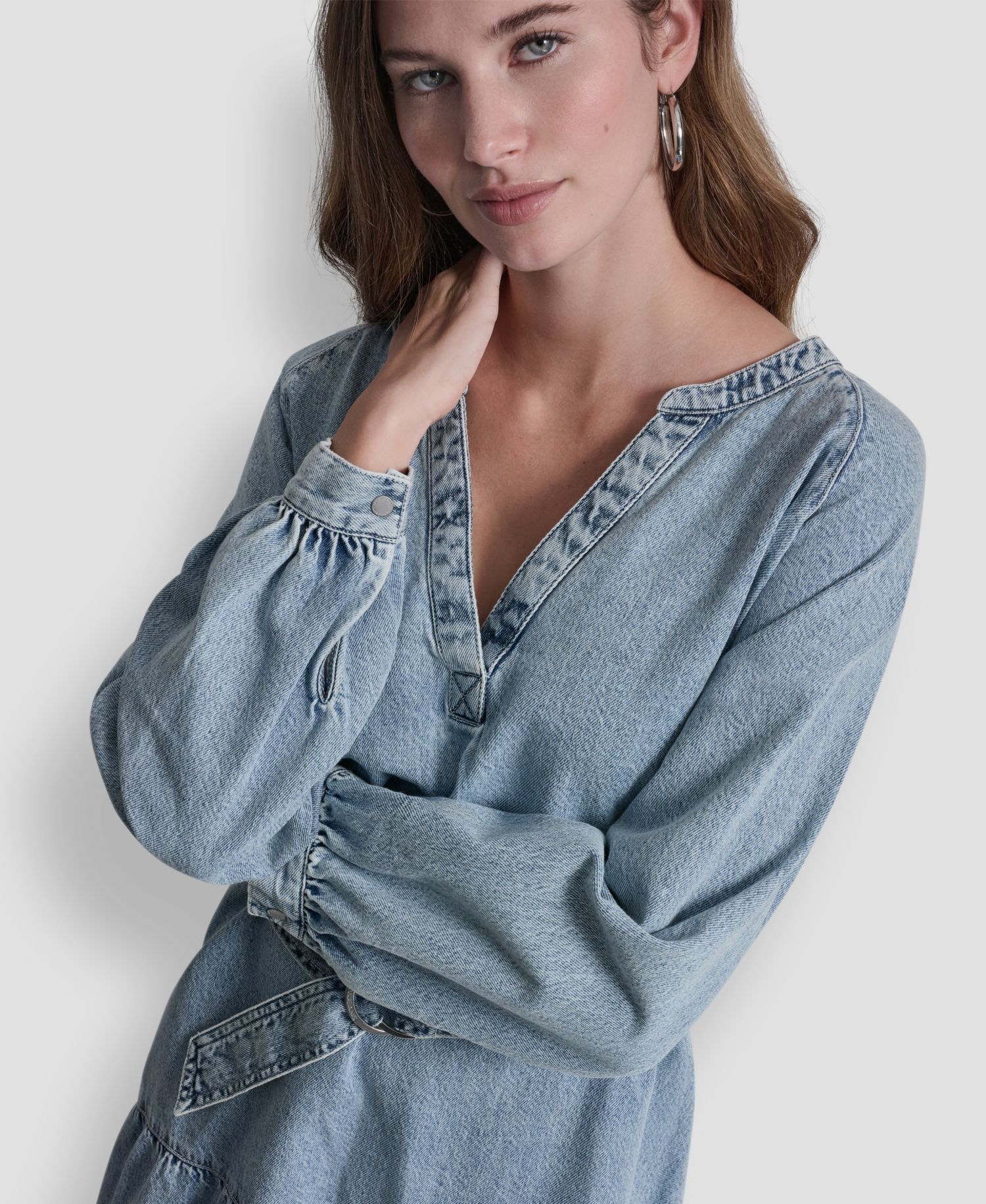 Women's V-Neck A-Line Dress