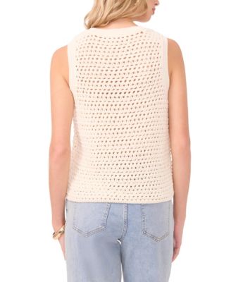 Women's Sleeveless Crew Neck Tank Top