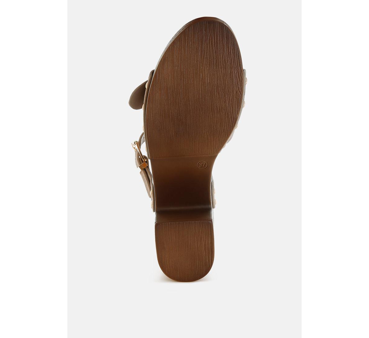 Lhasa Real Suede Leather Clog Sandals