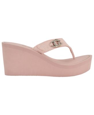 Women's Shai Embellished Logo Wedge Sandal