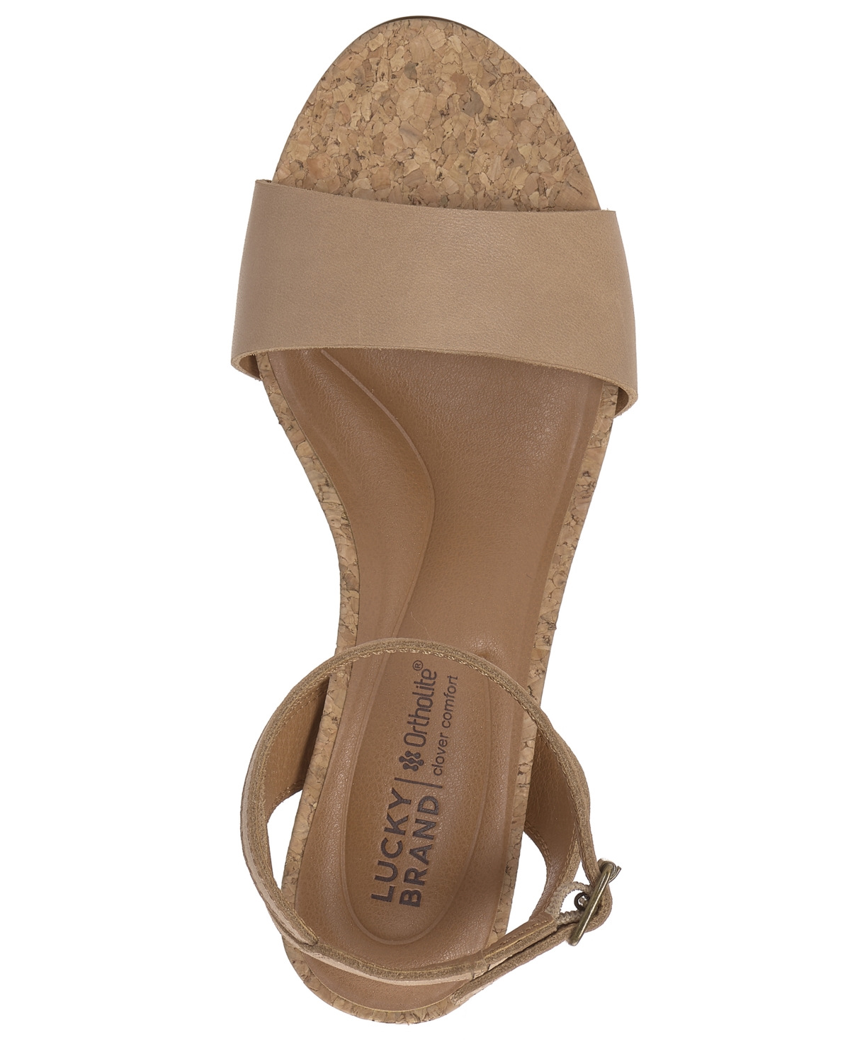 Lucky Brand Women's Lynda Ankle Strap Wedge Sandals