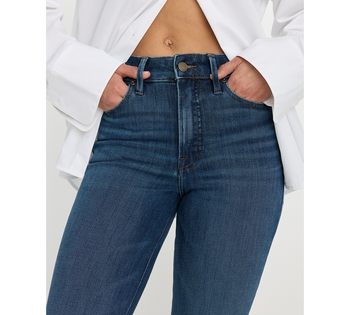 Good American Women's Classic Boot-Cut Jeans