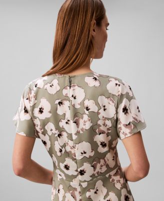 Women's Crewneck Midi Dress