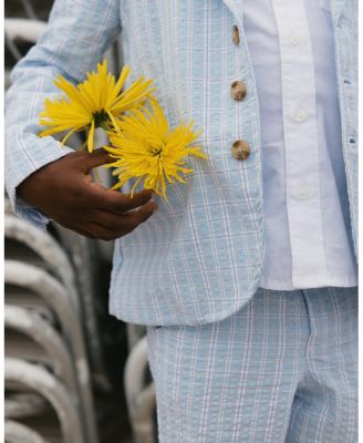 Little and Big Boys' Organic Seersucker Short