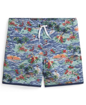 Boys' 8-20 Drawstring Swim Trunks