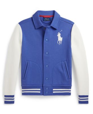 Boys' 8-20 Fleece Collared Bomber Jacket