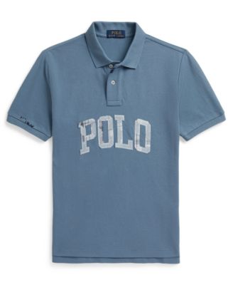 Boys' 8-20 Logo Detail Polo Shirt