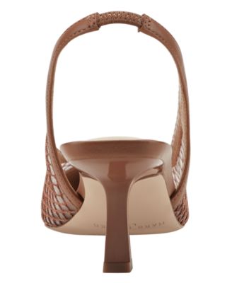 Women's Gipsi Mesh Slingback Kitten Heel Pumps