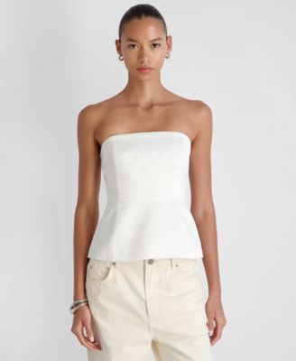 Women's York Satin in Christa Fleur Strapless Top